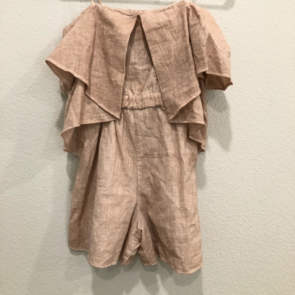 NWT Pink Anthropologie Romper
